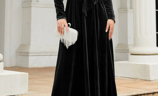 Long Sleeve Wrap Dresses Guide:Black, Red, White, Silk, Satin & Velvet