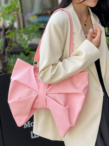 Bowknot Color Color Zipper Sacs