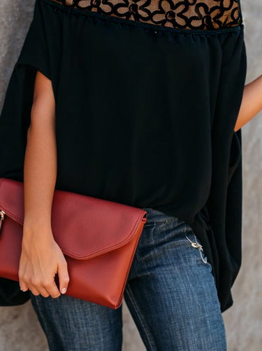 刺繍されたシースルーソリッドカラースプリットジョイントハイネックTシャツのトップス