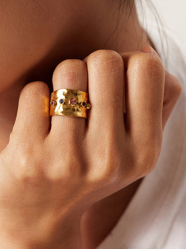Verstellbare Rheinsteine Ringe Accessoires