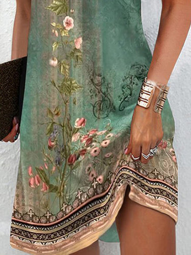 Mini-robes en V Floral à collier en V Floral en vrac