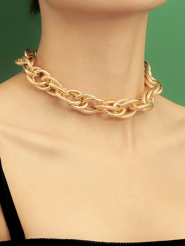 Colliers creux de couleur unie et accessoires de bracelet