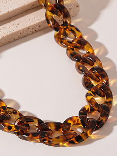 Chains Leopard Necklaces Accessories