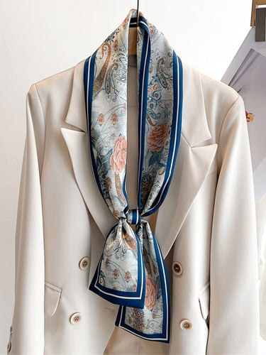 フラワープリントスカーフ