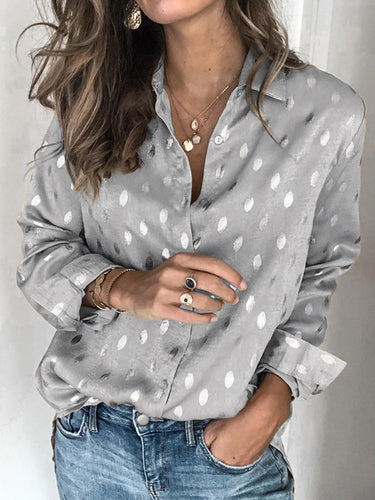 Manches longues bronzing Bronzing Butted Blouses Shirts Tops