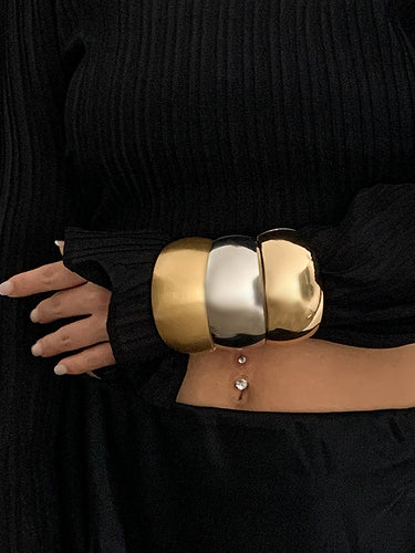 Acessórios geométricos de pulseira
