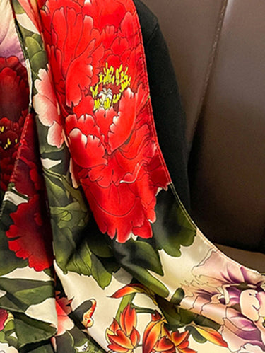 وشاح شال طباعة الزهرة