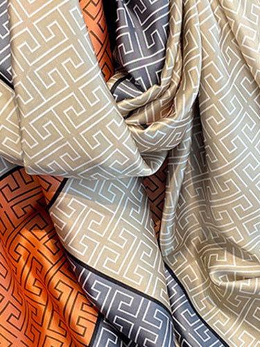 وشاح شال حماية الشمس المطبوعة