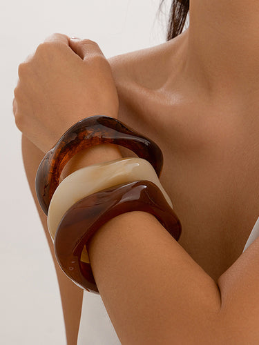 Acessórios geométricos de pulseira