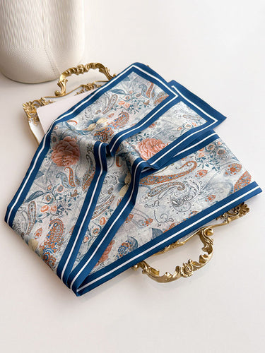 フラワープリントスカーフ