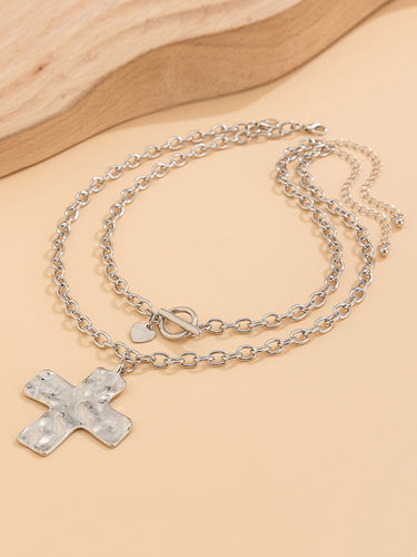 Cadenas Normcore Accesorios de collares geométricos de doble capa