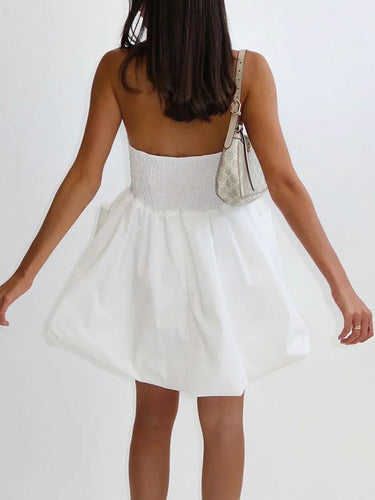 A-line haute taille élasticité poches plissées
