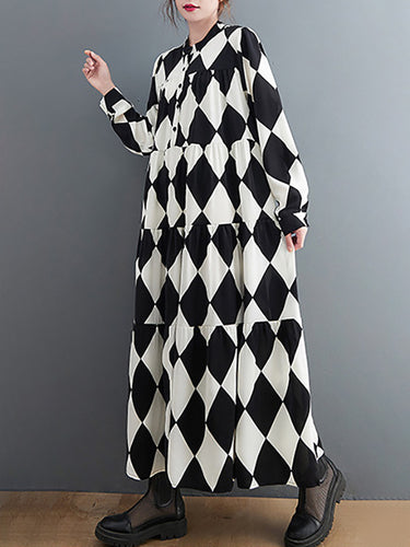 Robes MIDI Polo Polo à manches longues en ligne A-Line