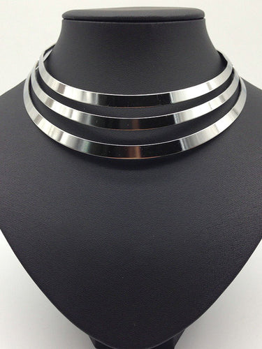 Cadenas accesorios de collares huecos geométricos