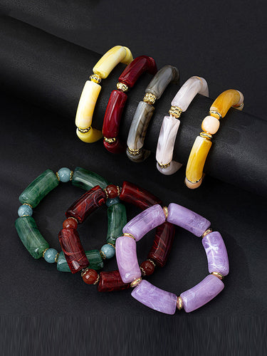 Acessórios geométricos de pulseira