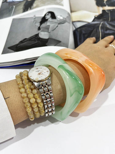Acessórios geométricos de pulseira