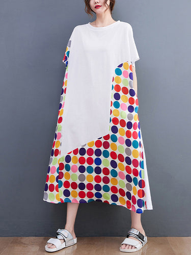 Garnières courtes en vrac à polka à pois