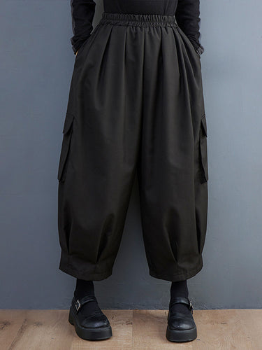 Lose breite Beinkind -Color -Casualhosenboden