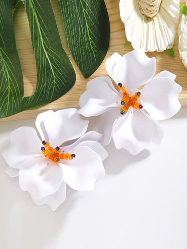 Blumenform fallen Ohrringe