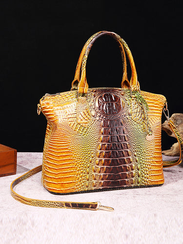 Alligator-Druck Falten-Gelenk-Taschen Handtaschen