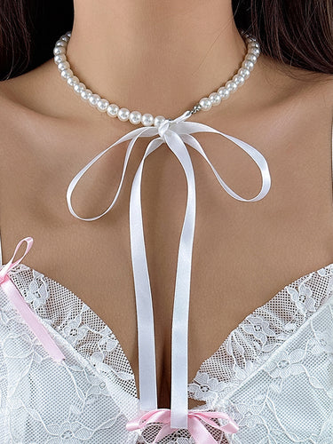 Bowknot Bowmaded Bracelet Accessoires Colliers Accessoires