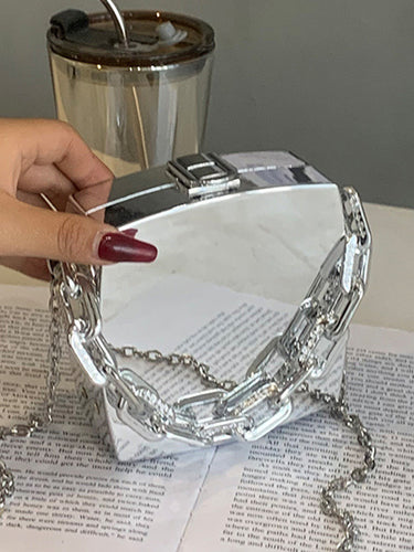 オリジナルの作成チェーンソリッドカラーバッグアクセサリー