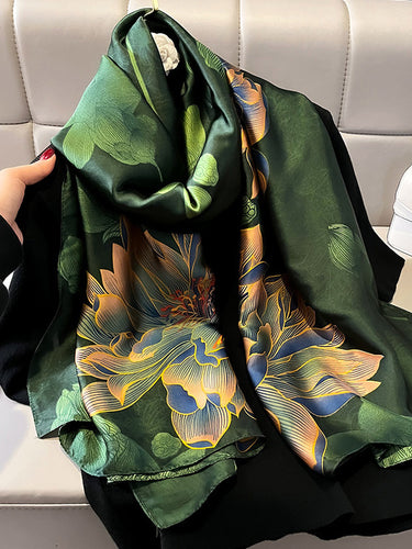 زهرة طباعة الشال وشاح