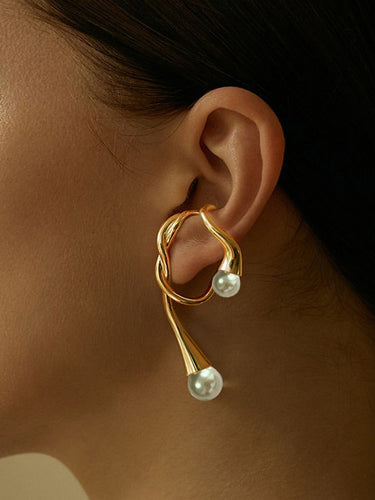 Normcore Asymmetrische geometrische Ohrclip