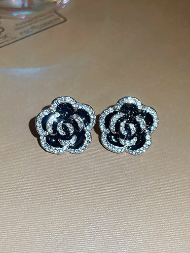 Accesorios de aretes de forma de flores