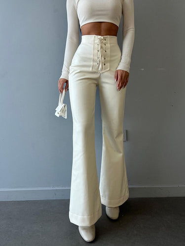 Flared Hosen Verband Festkolbenhosen Hosen Hose