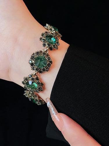 Accessori bracciale di pietre di corruzioni geometriche