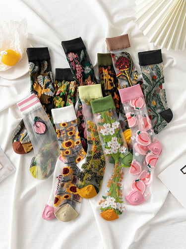 Animal gedruckte atmungsaktive durchsichtige aufgeteilte, schweißabsorbierende Socken Zubehör
