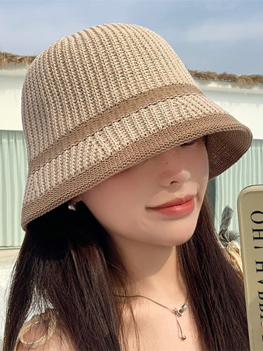 Couleur de protection solaire Couleur tissée du pêcheur chapeaux et casquettes