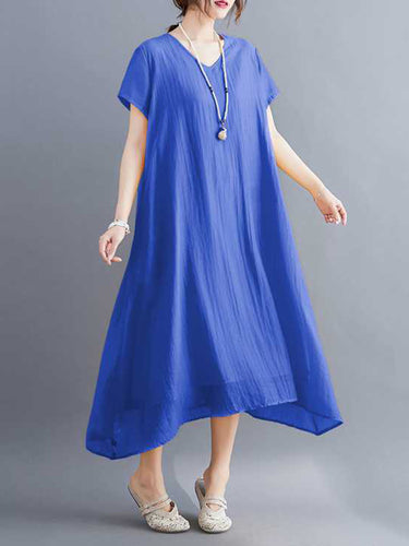 A-Line LOOD SOLD SOLD V-NECK MIDI Dresses