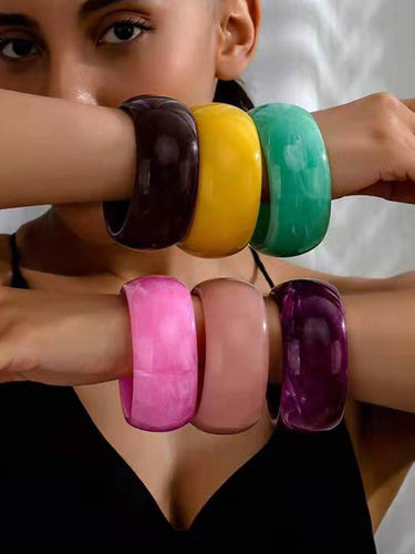 Acessórios geométricos de pulseira