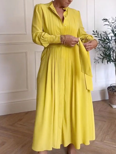 أكمام طويلة الأكمام طويلة الأزرار جيوب مطوية ملونة صلبة مربو