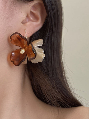 Blumenform Ohrringe Accessoires