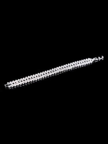 ステートメントパーティー合金ラインストーンブレスレットアクセサリー