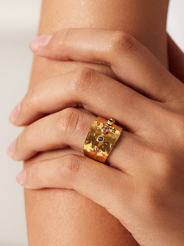 Verstellbare Rheinsteine Ringe Accessoires