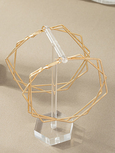 Geometrische Tropfenohrringe