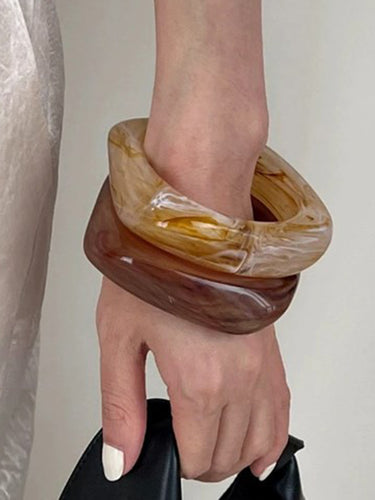 Acessórios geométricos de pulseira