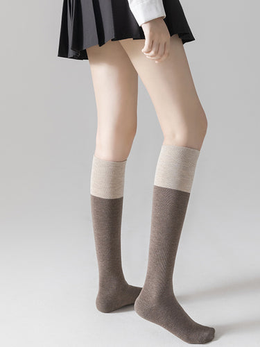 إكسسوارات جوارب ألوان التباين غير الرسمية