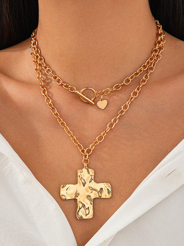 Cadenas Normcore Accesorios de collares geométricos de doble capa