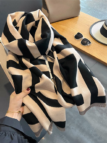 الحضرية المقلدة من الكشمير المطبوعة شال دافئ ووشاح