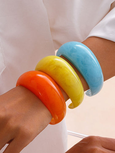 Acessórios geométricos de pulseira