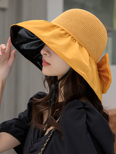Protection du soleil à articulation ornée de l'arc Chapeau de soleil