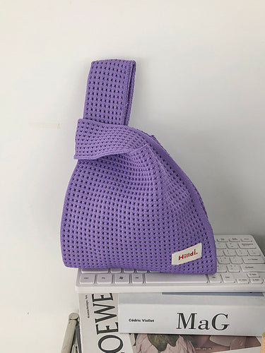 中空の織りバッグハンドバッグ