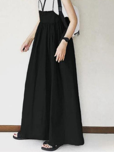 Robe à suspension des plis de couleur unie d'origine