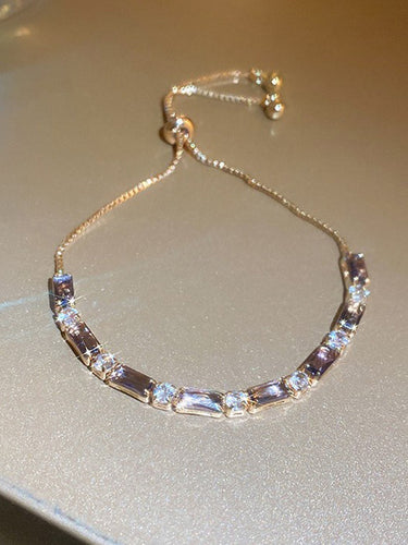 Einstellbare geometrische Rheinsteine glänzendes Armbandzubehör