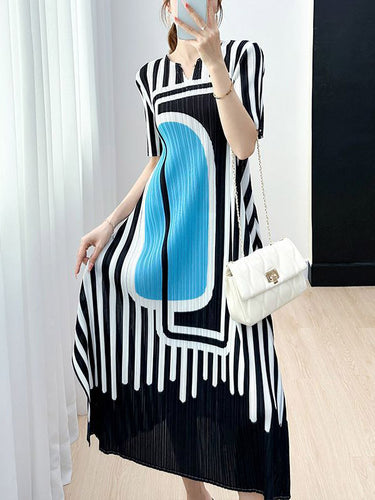 A-line loose plated vrust vruces midi ictes